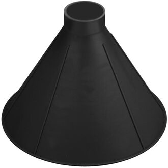 Plastic Kegel Vormige Magische Voorruit Sneeuw Remover Schop Ijskrabber Outdoor Windows Glas Schoonmaken Tool Trechter 14.5cm zwart