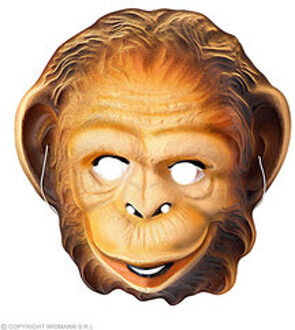 Plastic kindermasker aap