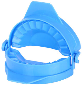 Plastic Knoedel Mallen Chinese Voedsel Jiaozi Maker Deeg Druk Dumpling Pie Ravioli Maker Hand Knoedel Mallen Keuken Gadgets Blauw