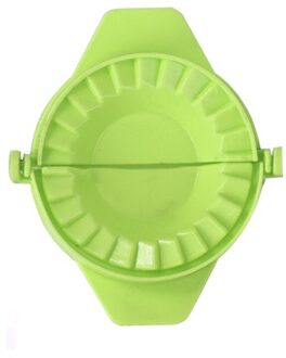 Plastic Knoedel Mallen Chinese Voedsel Jiaozi Maker Deeg Druk Dumpling Pie Ravioli Maker Hand Knoedel Mallen Keuken Gadgets groen