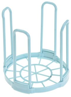 Plastic Kom Schotel Afvoer Houder Plaat Droogrek Organizer Aanrecht Cups Stand Afvoer Opslag Plank Beugel Organizer blauw
