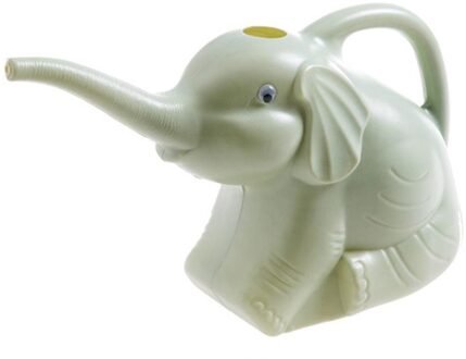 Plastic Leuke Olifant Gieter Outdoor Tuin Lange Mondstuk Met Handvat Irrigatie Gieter Voor Potplanten Patio Tuin groen