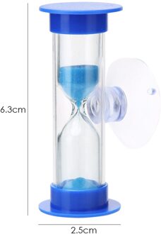 Plastic Lichtgewicht Timer Desktop Zand Handgemaakte Plastic Vakmanschap Zandlopers Voor Huishoudelijke Kids Accessoires blauw