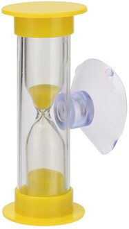 Plastic Lichtgewicht Timer Desktop Zand Handgemaakte Plastic Vakmanschap Zandlopers Voor Huishoudelijke Kids Accessoires geel