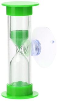 Plastic Lichtgewicht Timer Desktop Zand Handgemaakte Plastic Vakmanschap Zandlopers Voor Huishoudelijke Kids Accessoires groen
