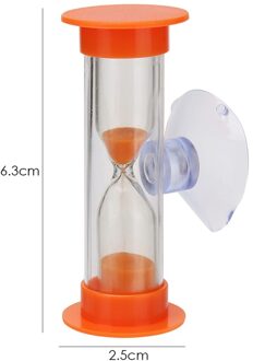 Plastic Lichtgewicht Timer Desktop Zand Handgemaakte Plastic Vakmanschap Zandlopers Voor Huishoudelijke Kids Accessoires oranje