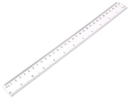 Plastic Liniaal 12 Inch Standaard/Metrische Heersers Rechte Ruler Meten Voor Student School Office