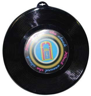 Plastic LP muziek gramofoon plaat 48 cm - Feestdecoratievoorwerp