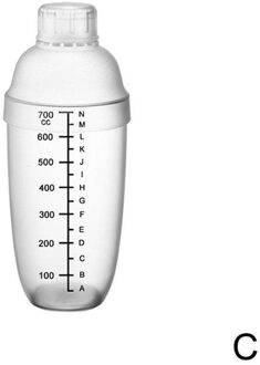 Plastic Martini Cocktail Shaker 300/500/700/1000Ml Wijn Drank Mixer Wijn Shaker Drink Mixer bar Boston Bar Tool 700ml