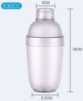 Plastic Martini Cocktail Shaker 350Ml/530Ml/1000Ml Wijn Drank Mixer Wijn Shaker Drink Mixer bar