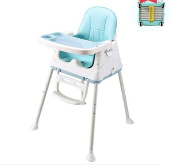 Plastic Materiaal En Plastic Draagbare Verstelbare Kinderstoel Naam Product Verstelbare Kinderstoel blauw met wheels