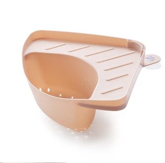 Plastic Mesh Badkamer Wastafel Zeef Sink Filter Keuken Voedsel Plantaardige Wastafel Stopper Zeef Drain Hair Catcher Vergiet Zeef 1-roze