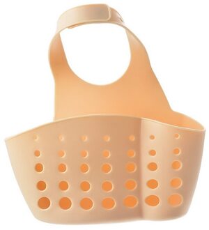 Plastic Mesh Badkamer Wastafel Zeef Sink Filter Keuken Voedsel Plantaardige Wastafel Stopper Zeef Drain Hair Catcher Vergiet Zeef 2-khaki