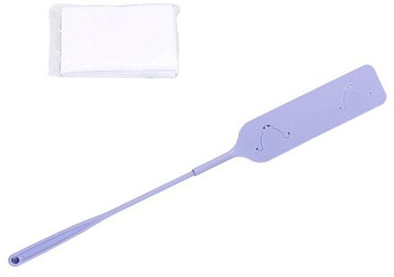 Plastic Met Niet-geweven Stof Flexibele Band Stofdoek Hygiënische Kloof Reinigingsborstel Paars