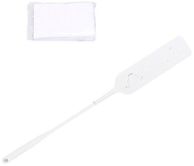Plastic Met Niet-geweven Stof Flexibele Band Stofdoek Hygiënische Kloof Reinigingsborstel wit