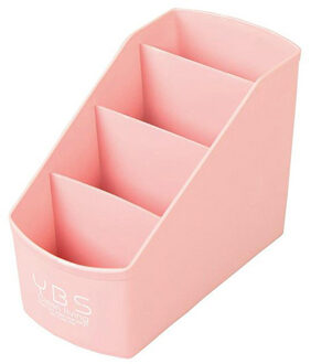 Plastic Multi-Desktop Up Organizer Opbergdoos Woonkamer Cosmetische Opbergdoos Desktop Cosmetische Opbergdoos Roze