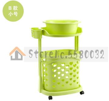 Plastic Multi-Layer Wasmand Rekken Wasmand Vuile Kleren Opslag Manden Wasgoed Emmer Opslag Mand ml10