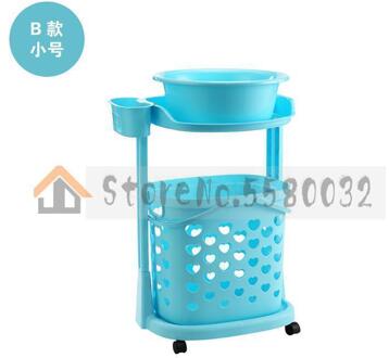 Plastic Multi-Layer Wasmand Rekken Wasmand Vuile Kleren Opslag Manden Wasgoed Emmer Opslag Mand ml11