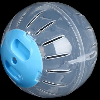 Plastic Outdoor Sport Bal Grounder Rat Kleine Huisdier Knaagdieren Muizen Jogging Bal Speelgoed Hamster Gerbil Rat Oefening Ballen Spelen Speelgoed blauw