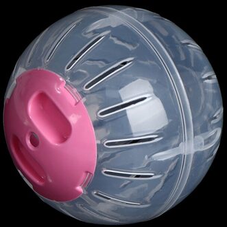 Plastic Outdoor Sport Bal Grounder Rat Kleine Huisdier Knaagdieren Muizen Jogging Bal Speelgoed Hamster Gerbil Rat Oefening Ballen Spelen Speelgoed roze
