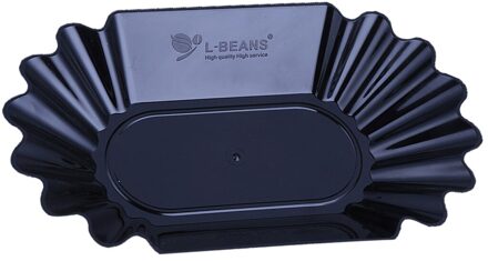 Plastic Plaat Ovale Koffieboon Lade Voor Koffiebonen Display & Selecteren Kiezen zwart