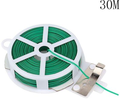 Plastic Plant Kabelbinders Keuken Bag Tuinieren Plant Groene Tie Draad Roll Met Draad Cutter Bonsai Bloem Komkommer Ondersteunt # l5