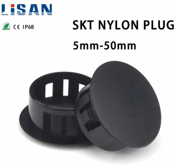 Plastic Plugs Cover Hole Nylon Plugs Dust Caps Flat head Reserved hole plugging Panel Kongsai Table and box extra hole plug