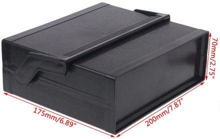 Plastic Project Box Enclosures For Electronics Project Waterproof Plastic Electronic Enclosure Project Box Black 200x175x70 L29k