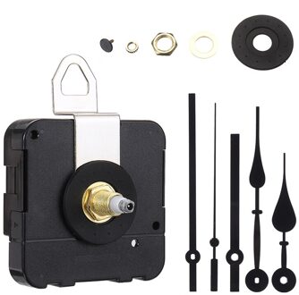 Plastic Quartz Klok Mechanisme Kit Met 2 Set Metalen Handen Vervanging Wandklok Beweging Motor Tool Voor Diy Reparatie