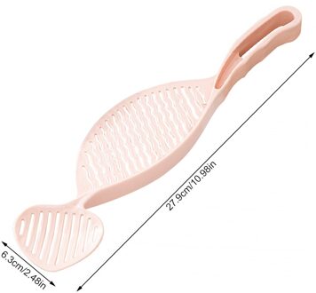 Plastic Rijst Wassen Afdruiprek Hollow Aftappen Board Voedsel Lekvrije Filter Zeef Keuken Gadget roze