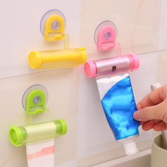 Plastic Rolling Tube Squeezer Nuttig Tandpasta Dispenser Willekeurige Kleur Badkamer Tandpasta Houder