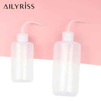 Plastic Safety Wash Bottle For Eyelash Extension Cleaning Squeeze Bottle Narrow Mouth Long Tube Clean Eyebrow Makeup Tools