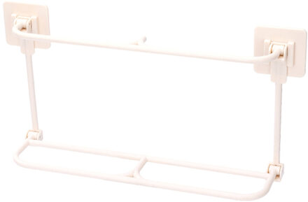 Plastic Slippers Opslag Houder Wall-mount Display Planken Schoen houder Droge Schoenen Vouwen Opknoping Badkamer Benodigdheden DE4 Beige