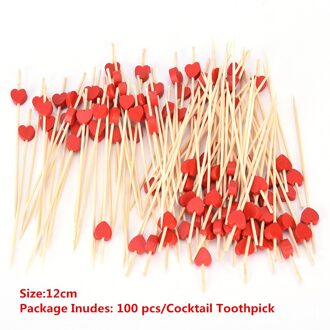 Plastic stropdas knoop Bamboe Voedsel Picks fruit vork Sticks Buffet Cupcake Toppers Cocktail vorken Wedding Festival Decoratie Vinger 10