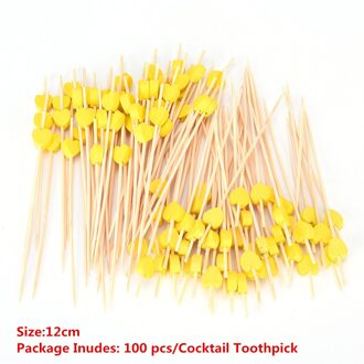 Plastic stropdas knoop Bamboe Voedsel Picks fruit vork Sticks Buffet Cupcake Toppers Cocktail vorken Wedding Festival Decoratie Vinger 11