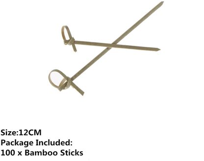 Plastic stropdas knoop Bamboe Voedsel Picks fruit vork Sticks Buffet Cupcake Toppers Cocktail vorken Wedding Festival Decoratie Vinger 2