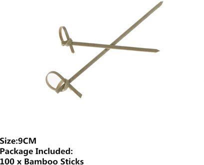 Plastic stropdas knoop Bamboe Voedsel Picks fruit vork Sticks Buffet Cupcake Toppers Cocktail vorken Wedding Festival Decoratie Vinger 3