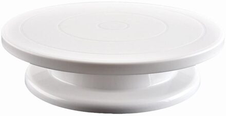 Plastic Taart Draaitafel Roterende Anti-Slip Ronde Cake Stand Cake Draaitafel Keuken Diy Pan Bakken Decorating Gereedschap