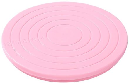 Plastic Taart Plaat Draaitafel Roterende Anti-Slip Cake Stand Cake Decorating Roterende Tafel Taart Spatel Diy Bakken Keuken Tool
