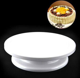 Plastic Taart Staan Taart Draaitafel Kan Handmatig Draaien Ronde Plastic Taart Draaitafel Diy Bloem Draaitafel Bakken Tools