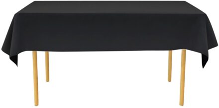 Plastic Tafelkleden Wegwerp Tafel Covers Voor Bruiloft Kids Gelukkige Verjaardag Feestartikelen Festival Decoraties Tafel Covers zwart