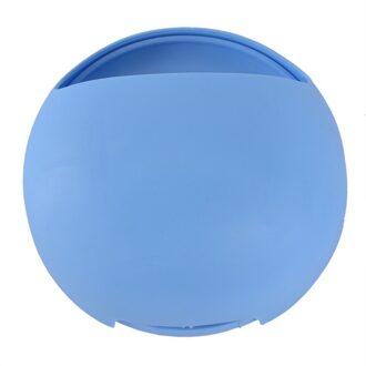 Plastic Tandenborstelhouder Organizer Badkamer Accessoires Muur Zuignappen Opbergdoos Keuken Sucker Haken Home 1Set Pc Enkele blauw