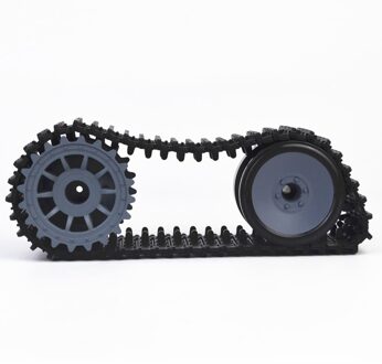 Plastic Tank Crawler Track Voor Diy Robot Auto Gewijzigde Delen Vervanging Kits Wetenschap Speelgoed 20X4.5Cm
