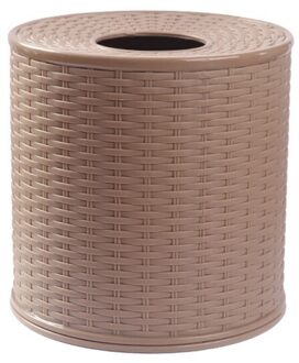 Plastic Tissue Doos Houder Keuken Woonkamer Simulatie Rotan Tissue Opbergdoos Wc Badkamer Papierrol Rack Container #