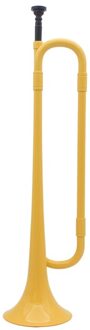 Plastic Trompet-Comfortabele Ergonomische Grip - Bb Authentieke Geluid Voor Student & Beginner Abs Bouw geel