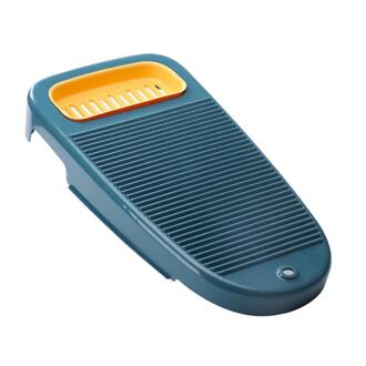 Plastic Verdikte Wasbord Met Aftappen Board Zeepkist Wassen Cleaning Tool blauw L