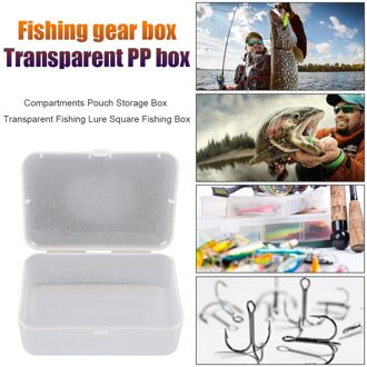 Plastic Visgerei Dozen Visaas Lokken Haak Houder Storage Case Componenten Vistuig Container Organizer Vissen