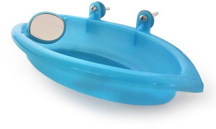 Plastic Vogel Baars Douche Pipifren Papegaai Bad Met Spiegel Vogelkooi Supply Spiegel Bad Douche Doos Kleine Papegaai Kooi Huisdier speelgoed