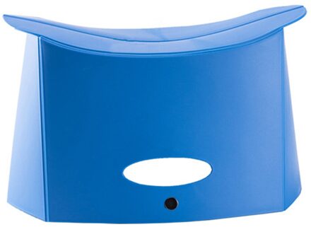 Plastic Vouwen Krukje Home Trein Outdoor Vissen Draagbare Kruk Ultra Licht Mini Camping Stoel Badkamer Lage Kruk blauw