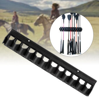 Plastic Wall Mounted Zweep Rack Crop Houder Accessoires Voor Paard Stallen Tack Kamer Organizer Hanger Drijft Beugel Vrachtwagens Arena
